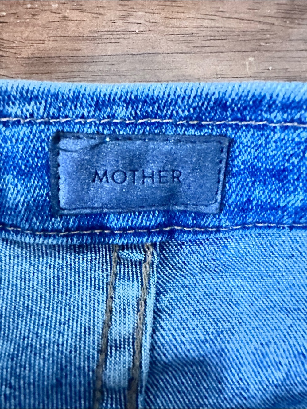 MOTHER High Rise Paperbag Waist Wide Leg Jeans Size 27 - Picture 4 of 10